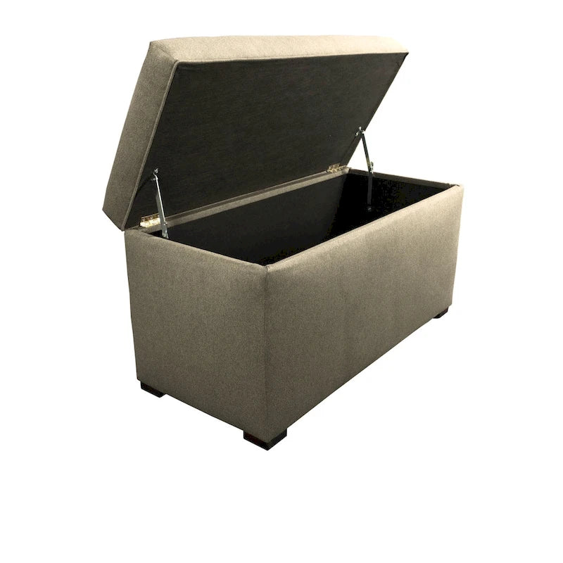 Furniture Button-tufted Storage Trunk Bench
