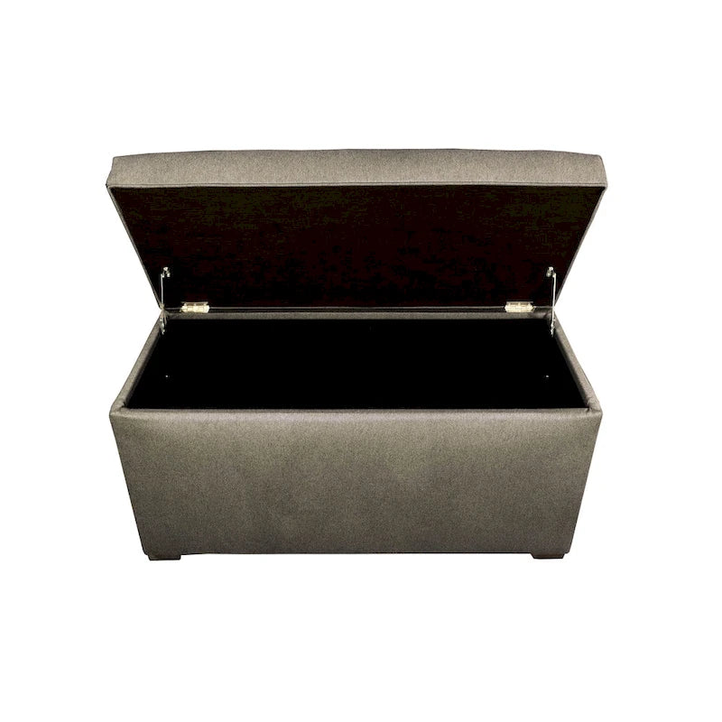 Furniture Button-tufted Storage Trunk Bench