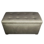 Furniture Button-tufted Storage Trunk Bench