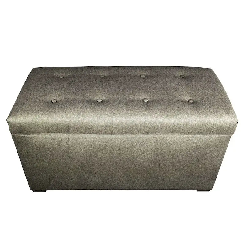 MJL Furniture Angela Dawson Button-tufted Storage Trunk Bench