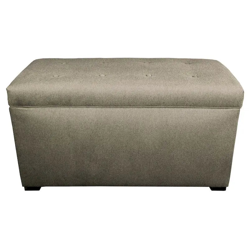 Furniture Button-tufted Storage Trunk Bench