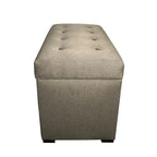 Furniture Button-tufted Storage Trunk Bench