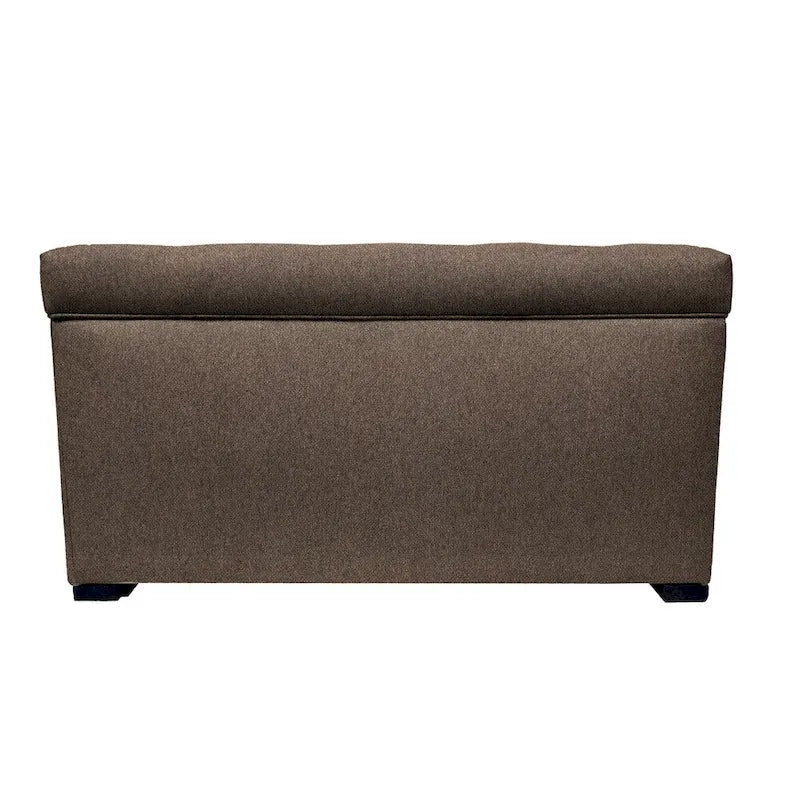 Furniture Button-tufted Storage Trunk Bench