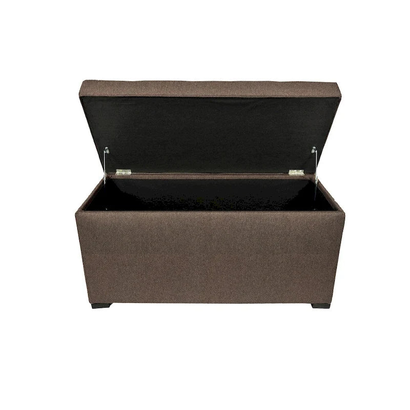 Furniture Button-tufted Storage Trunk Bench