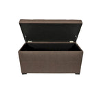 Furniture Button-tufted Storage Trunk Bench