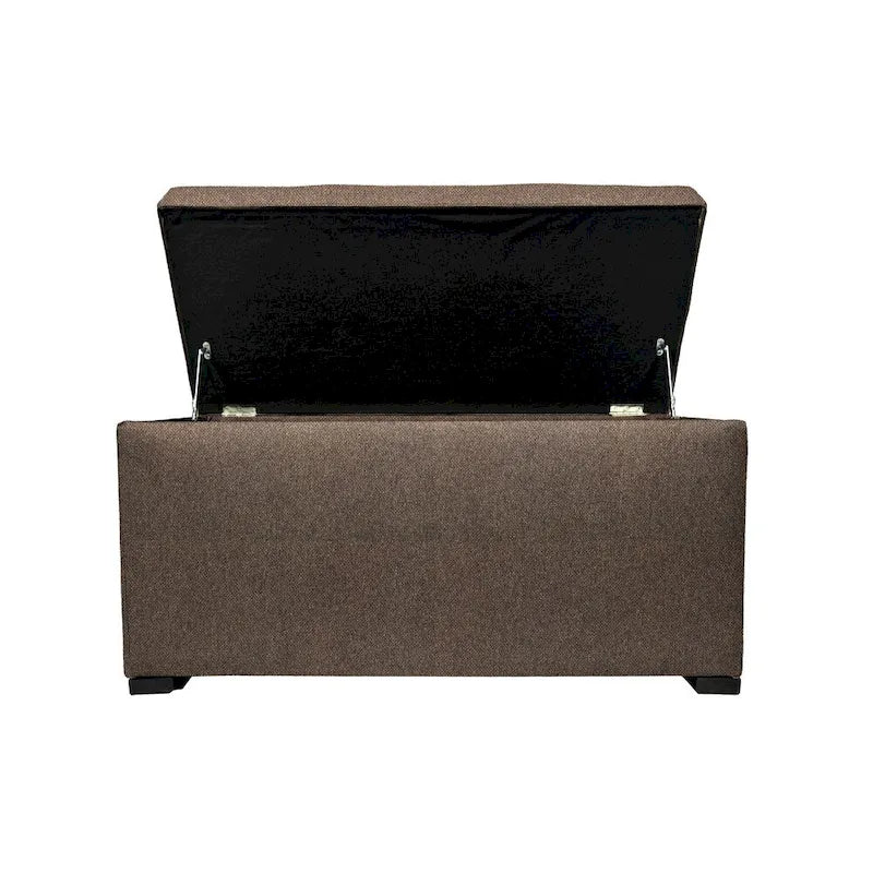 Furniture Button-tufted Storage Trunk Bench