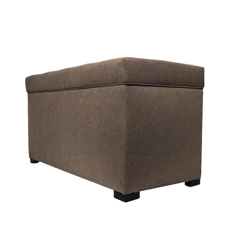 Furniture Button-tufted Storage Trunk Bench