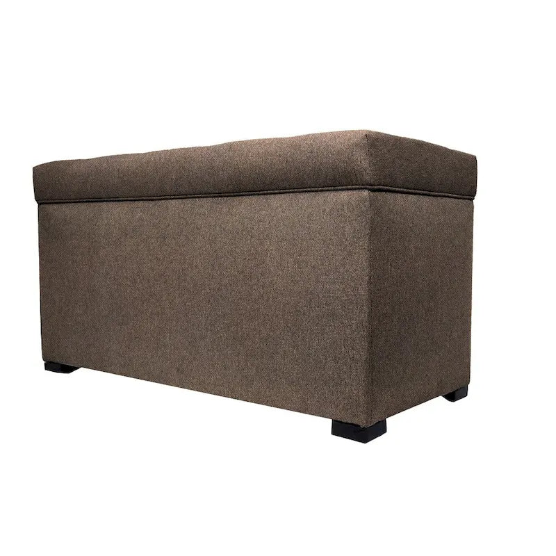Furniture Button-tufted Storage Trunk Bench