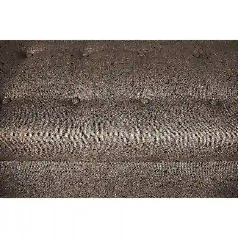 Furniture Button-tufted Storage Trunk Bench