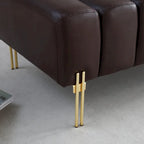 White Sherpa Upholstered Bench with Adjustable Backrest