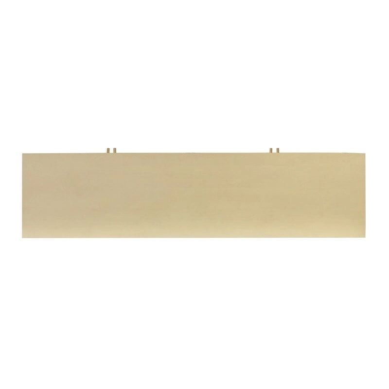 Rattan Sideboard Cabinet with Brass Details - 72" Wide - 2 Colors