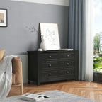 Drawer Dresser side cabinet,buffet sideboard,buffet service counter, solid wood frame,plasticdoor panel