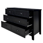 Drawer Dresser side cabinet,buffet sideboard,buffet service counter, solid wood frame,plasticdoor panel