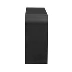 4-Door Storage Cabinet - Striped Design - Pine Legs - MDF