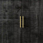 Wood 2-Door Storage Sideboard with Metal Handles