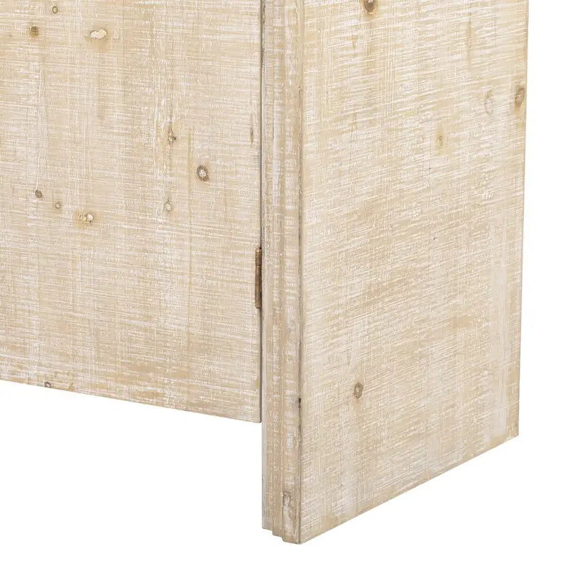 Wood 2-Door Storage Sideboard with Metal Handles