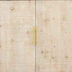 Wood 2-Door Storage Sideboard with Metal Handles