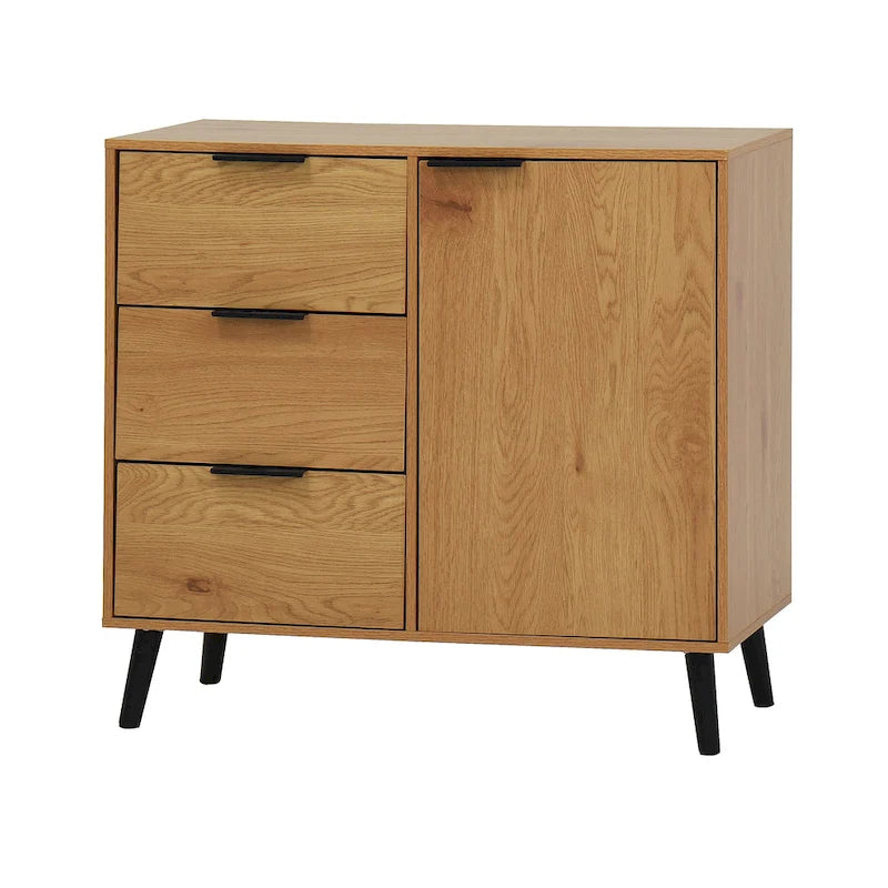 Storage Cabinet - 3 Drawers - Wood Legs - 31.5" Wide