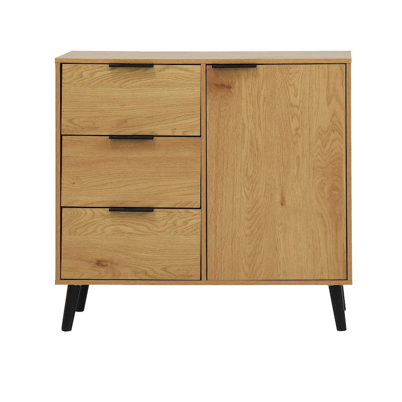 Storage Cabinet - 3 Drawers - Wood Legs - 31.5" Wide