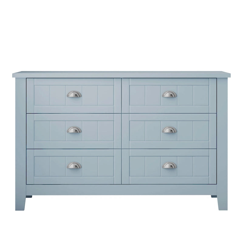 Sideboard Cabinet - Shell Handle - Birch Wood Frame - 47" Wide
