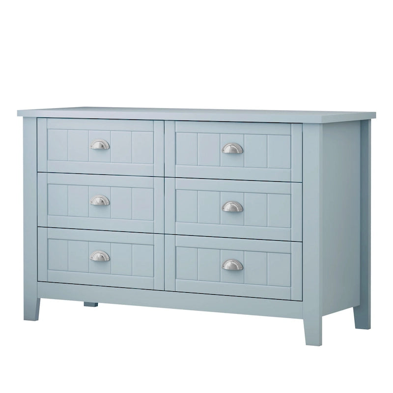 Sideboard Cabinet - Shell Handle - Birch Wood Frame - 47" Wide