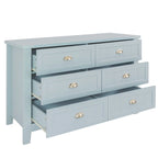 Sideboard Cabinet - Shell Handle - Birch Wood Frame - 47" Wide