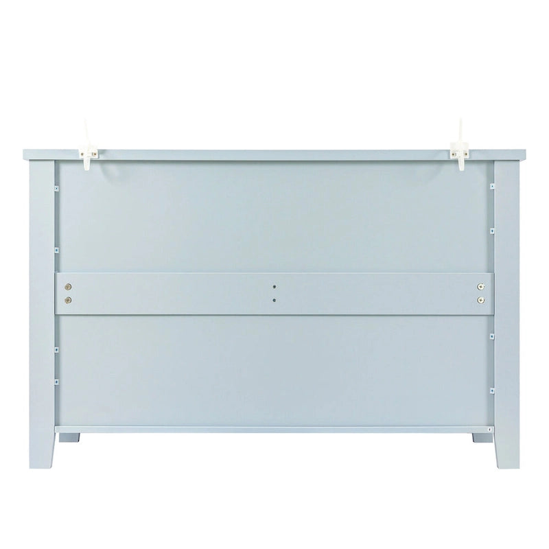 Sideboard Cabinet - Shell Handle - Birch Wood Frame - 47" Wide