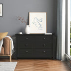 Sideboard Cabinet - Shell Handle - Birch Wood Frame - 47" Wide