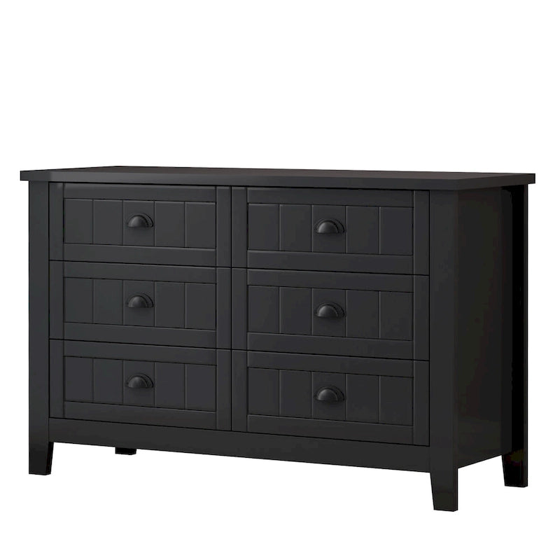 Sideboard Cabinet - Shell Handle - Birch Wood Frame - 47" Wide