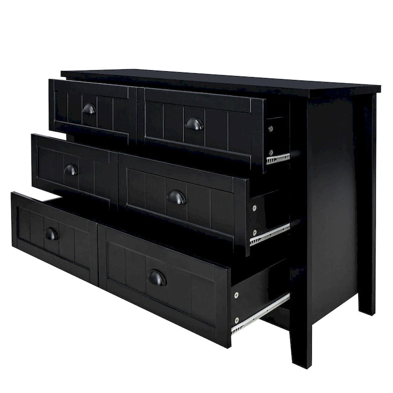 Sideboard Cabinet - Shell Handle - Birch Wood Frame - 47" Wide