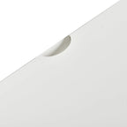 60" 4-Door Storage Sideboard with Diamond Pattern - Black/White/Navy