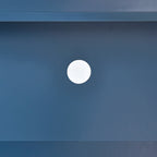 60" 4-Door Storage Sideboard with Diamond Pattern - Black/White/Navy