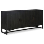 Reclaimed Pine Sideboard - Natural Wood - Metal Base - 68" Wide