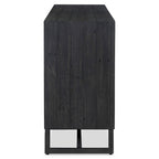 Reclaimed Pine Sideboard - Natural Wood - Metal Base - 68" Wide