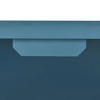 4-Door Sideboard - Convex Geometric Pattern - Silver Handles - MDF