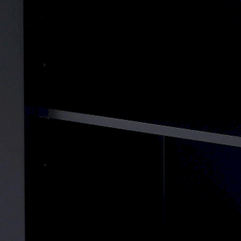 Tall Bathroom Storage Cabinet with Glass Doors